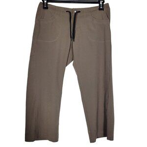 Patagonia Women's All-Out Brown Capris, Light Weight Outdoor Pants Size 8